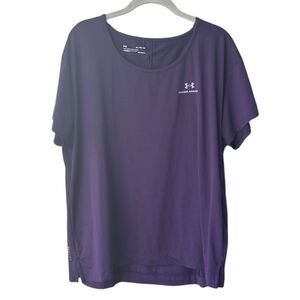 Under Armour Deep Purple Workout T-Shirt Size XL